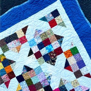 Arkansas Crossword Quilt Colorful Patchwork Quilt